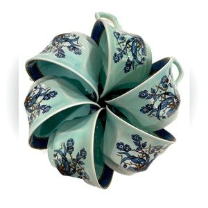 Adams Ming Toi Wedgewood coffee/Tea cups set of 6